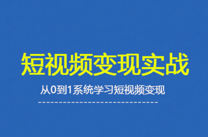 杨磊老师·2025短视频变现实战课-宝创网