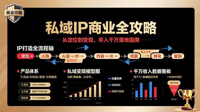 私域IP商业全攻略，从定位到变现，年入千万落地指南-宝创网